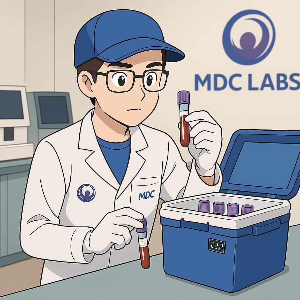 MDCLABS-sample-checking The Importance of Accurate Diagnostic Testing: How Almoosa Diagnostic Center Ensures Reliability